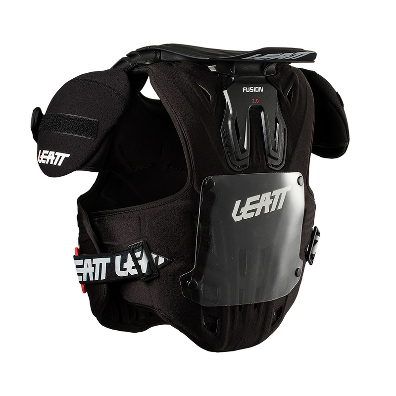 BUZER JUNIOR LEATT FUSION VEST 2.0 BLACK (105-125CM)