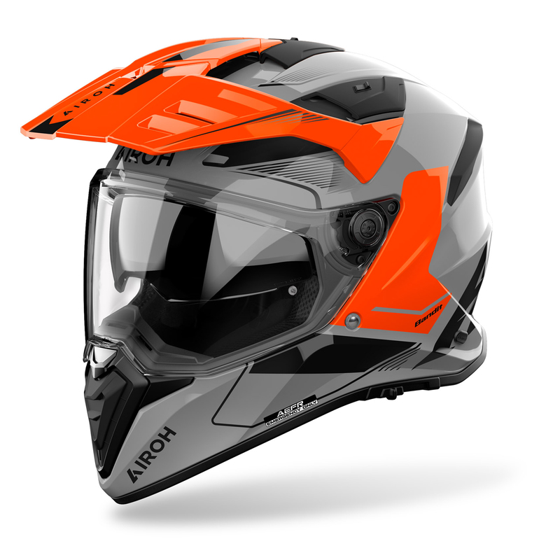 KASK MOTOCYKLOWY AIROH BADX-X TUNE ORANGE GLOSS