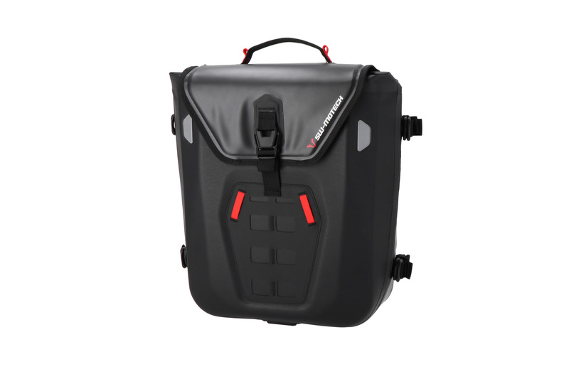 SAKWA BOCZNA SW-MOTECH SYSBAG WP M WODOODPORNA ZAW. PASKI MOCUJĄCE DO MOTOCYKLA BLACK 17-23L