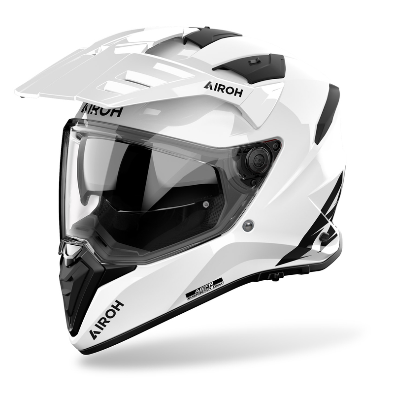 KASK MOTOCYKLOWY AIROH BADX-X COLOR WHITE GLOSS