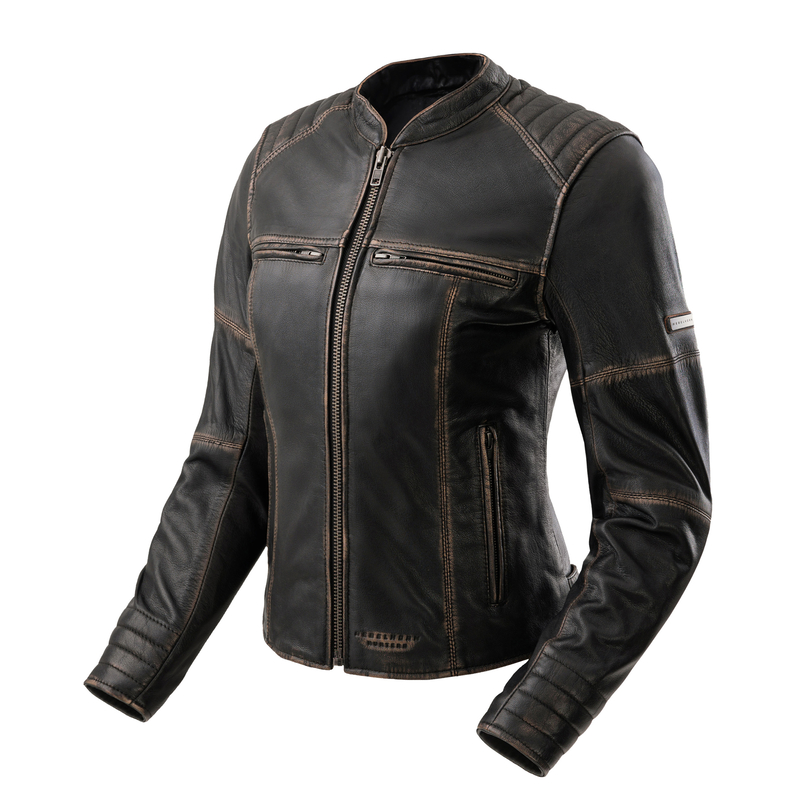 KURTKA MOTOCYKLOWA SKÓRZANA DAMSKA REBELHORN HUNTER 2 VINTAGE BROWN WXS