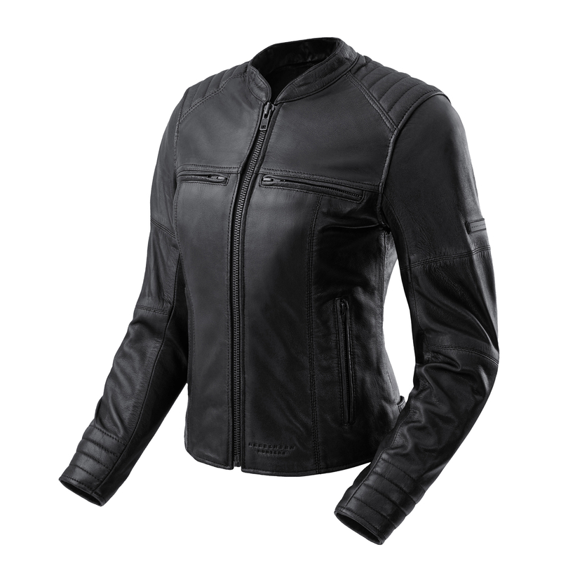 KURTKA MOTOCYKLOWA SKÓRZANA DAMSKA REBELHORN HUNTER 2 BLACK WXS