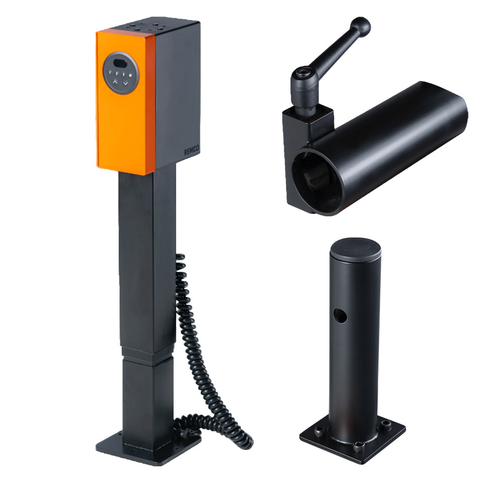 REMCO TOOLS Elektryczny podnośnik rowerowy REMCO BIKE LIFT z adapterem i uchwytem zaciskowym 2"