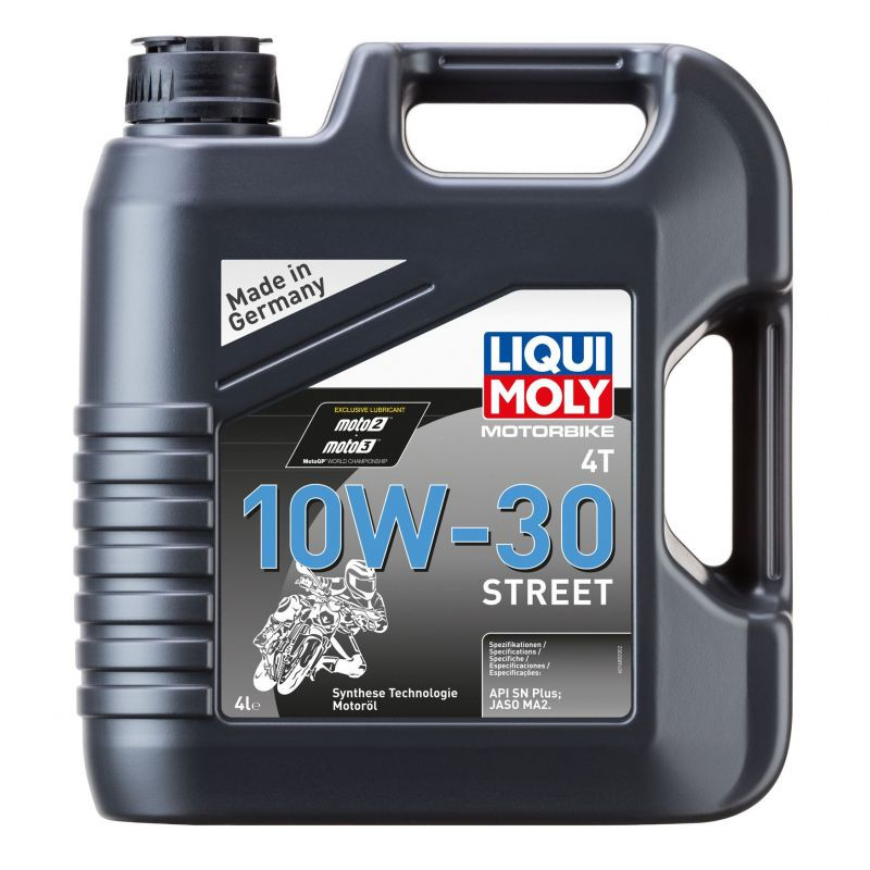 LIQUI MOLY Olej silnikowy półsyntetyczny do motocykli 10W30 Street 4T 4 litry