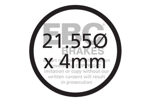 CFA339HH - Klocki hamulcowe rowerowe (spiekane) EBC Brakes