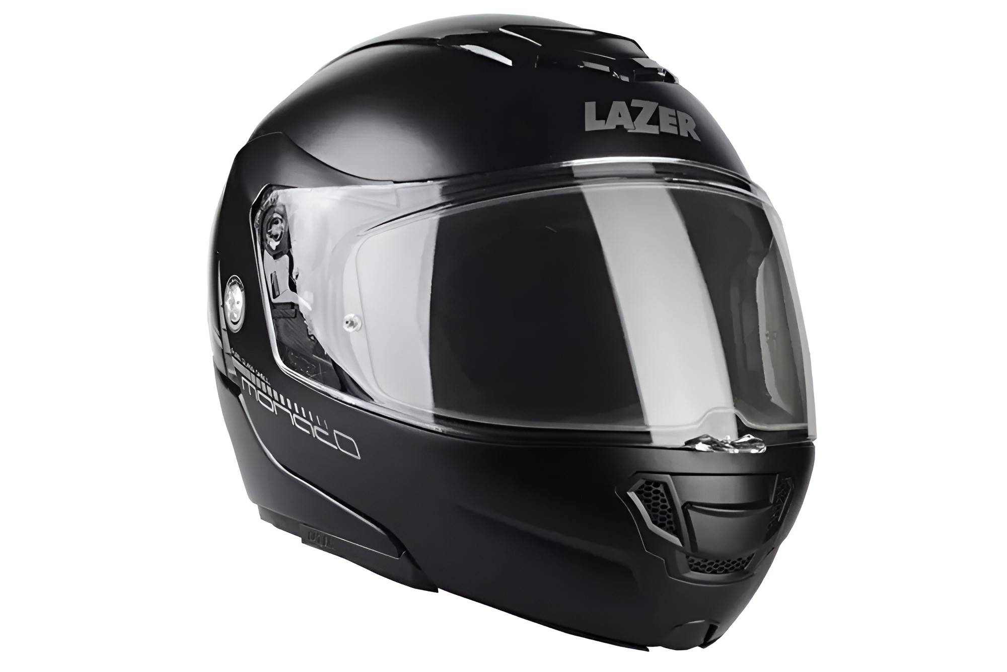 Kask motocyklowy LAZER MONACO EVO Pure Glass czarny matowy