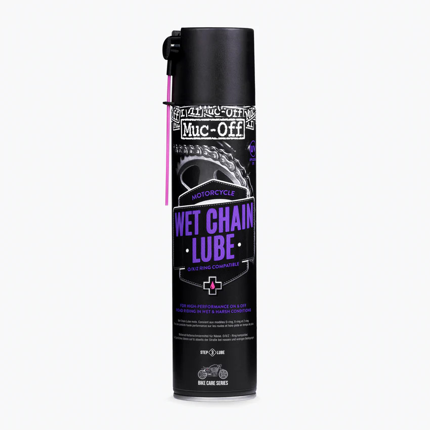 Smar do łańcucha motocyklowego WET-CHAIN odporny na deszcz - 400ml MUC-OFF